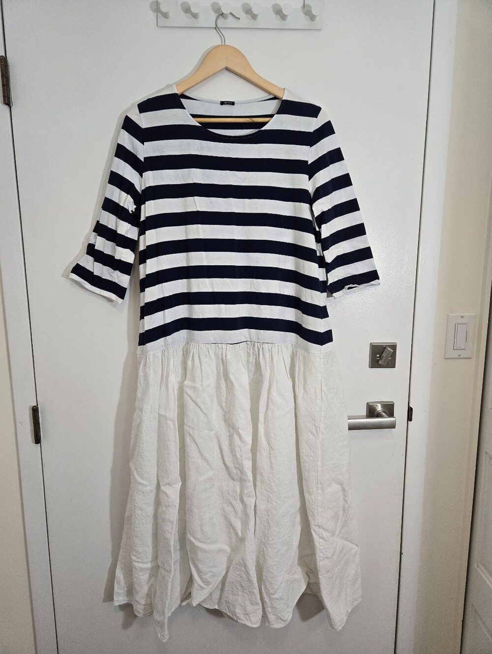 apuntob Navy and White Striped Dress - Picture 9 of 9